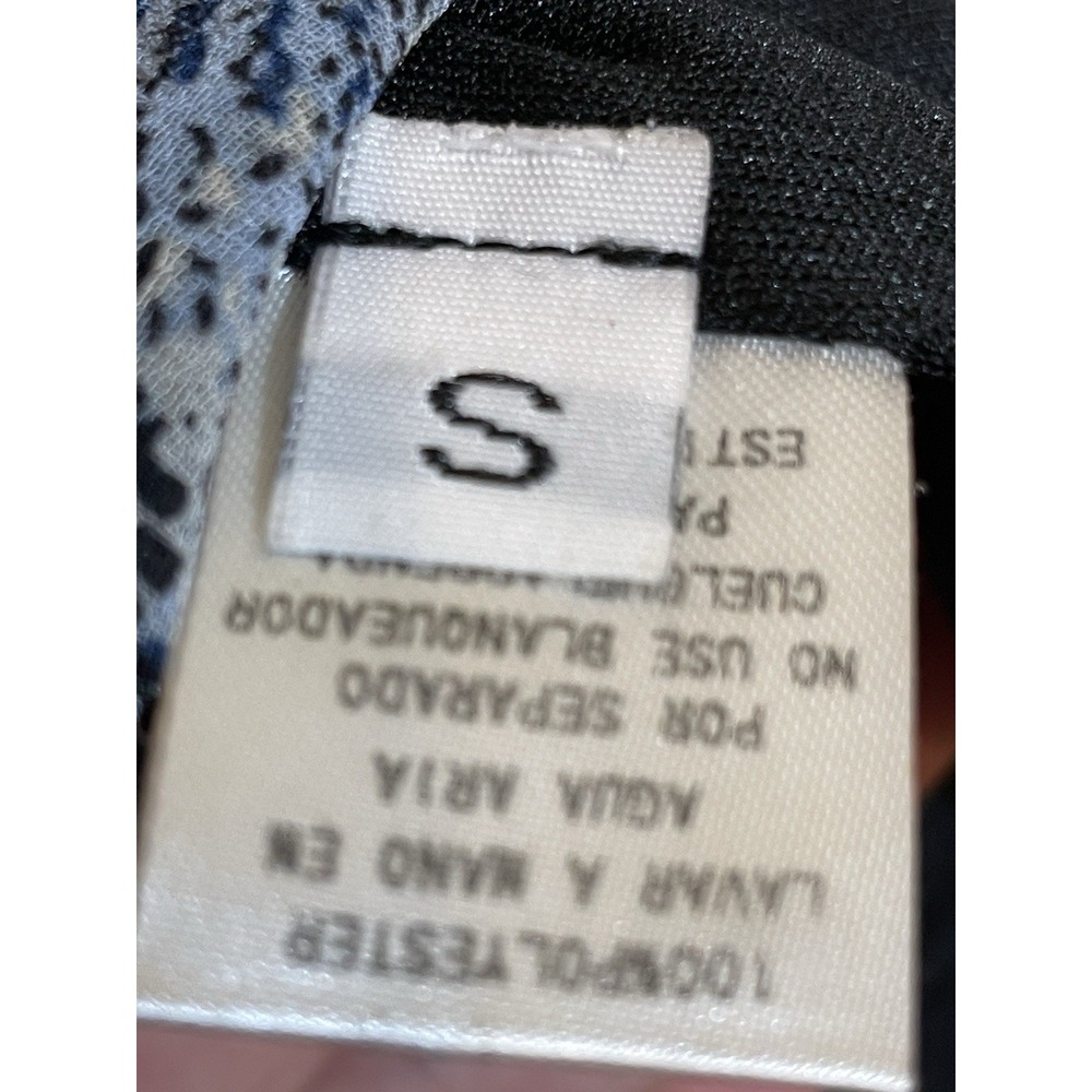 Harper Harlow Womens Deess Snakeskin Size S Blue - Picture 4 of 5